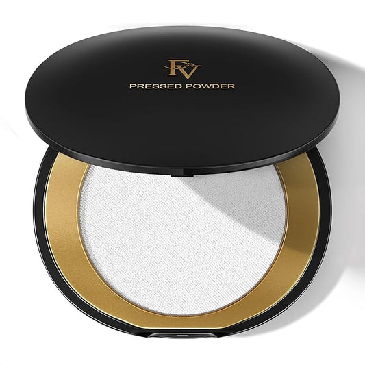 FV Translucent Pressed Powder, Oil-Control Talc-Free and Long-Lasting Matte Finish Face Powder, Medium Coverage for Light to Tan Skin, 0.28 Oz, Translucent
