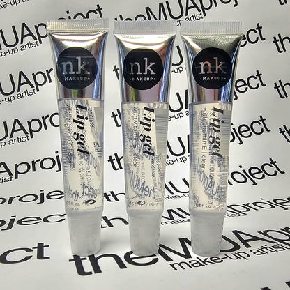 3 Pack Bundle of Clear Lip Gels - Hydrating Lip Glosses to nourish your lips with Vitamin E, Super Glossy and Thick.