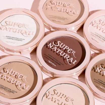 Matte Setting Powder 8 Colors Lightweight Oil Control Pressed Powder Foundation Flawless Long-Lasting Finishing Powder Foundation (Color 01)