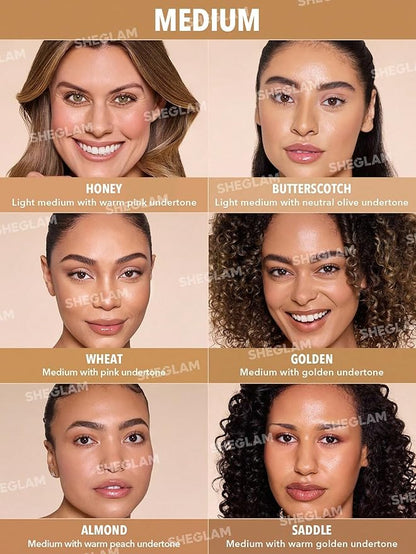 SHEGLAM Skin Magnet High Coverage Foundation Stick Longwear Medium Face Makeup for All Skin Types-Almond
