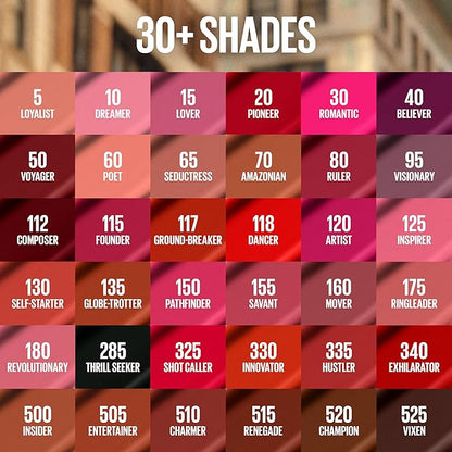 Maybelline Super Stay Matte Ink Liquid Lipstick Makeup, Long Lasting High Impact Color, Up to 16H Wear, Composer, Cherry Brown, 1 Count, Packaging May Vary