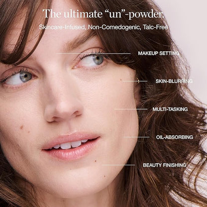 Ogee Sculpted Skin-Perfecting Makeup Setting Powder - (Clay - REFILL ONLY) - Lightweight Powder Foundation Made with 70% Organic Ingredients