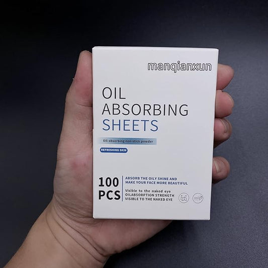 Premium Oil Blotting Paper Sheets, Translucent, Soft Face Blotting Paper Stay Skin Fresh and Smooth, for Facial Skin Care & Make Up(Blue) (1)