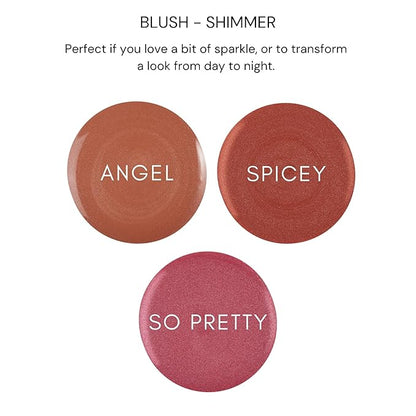 WATERCOLOUR LIQUID BLUSH ANGEL – Lightweight, Buildable, Water-Resistant Formula for Cheeks, Lips