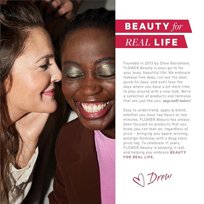 FLOWER BEAUTY By Drew Barrymore Skin Smoothie Power Matte Primer - Smoothes Skin + Mattifying Effect Blurs Pores + Blemishes - Absorbs Oil