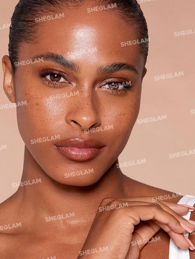 SHEGLAM Skinfinite Hydrating Foundation Flawless Dewy Foundation Hydrating Coverage Invisible Pore Concealer Pore-less Non-Greasy Lightweight Natural Soft Liquid Foundation-Caramel