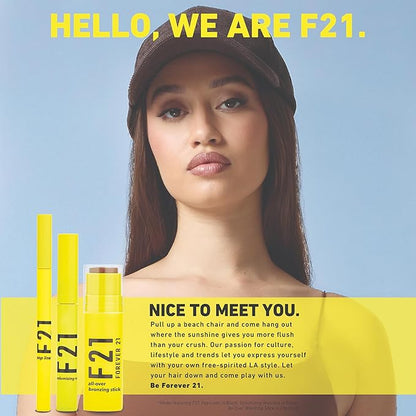 Forever 21 F21 Beauty All-Over Bronzing Stick, Sculpt, Define, Illuminate, and Glow, Silky-Smooth Finish, Radiant Results, Fawn