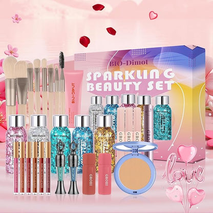 All in One Makeup Set for Women,Professional Makeup Sets for Teens,Makeup Gift for Girls,teen,women,Travel Makeup Kit, Makeup Gift Set for Women,Girls