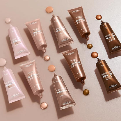 L’Oréal Paris True Match Lumi Glotion Light and Fair Bundle, Highlighter and Bronzer For Radiant Glow, Pack of 2