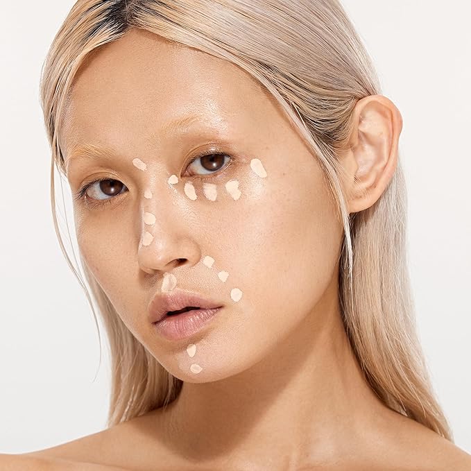 Liquid Foundation & Under Eye Concealer - Make Up Set for Flawless Natural Skin Base - Matte Foundation (Honey) and Liquid Concealer (Caramel)