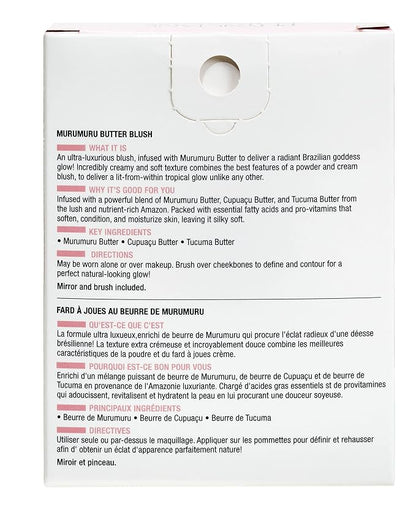 Physicians Formula Murumuru Butter Blush Makeup Powder, Saucy Mauve, Dermatologist Approved, Vegan