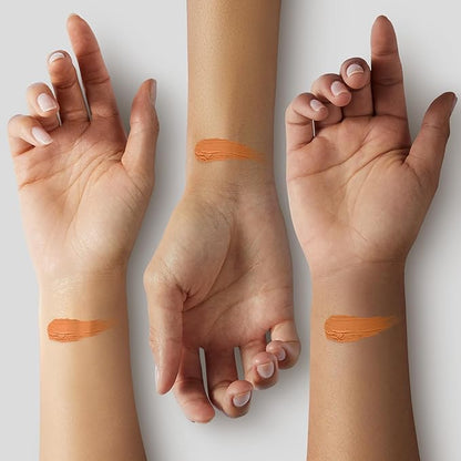 YENSA Serum Foundation Makeup - Super Silk Full Coverage Foundation Enriched with Peptides, Vitamin C & Ferulic Acid to Help Reduce Fine Lines, Wrinkles & Dark Circles - Tan 3 (1 oz)