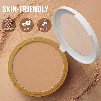 FV Bronzer Powder, Long Lasting Talc-Free Smooth Bronzing Powder, Buildable with Natural Glow Matte Finish, Contour Cheeks, Waterproof Bronzers for Fair Light Skin Tones (Light Bronzer, 0.28 oz)