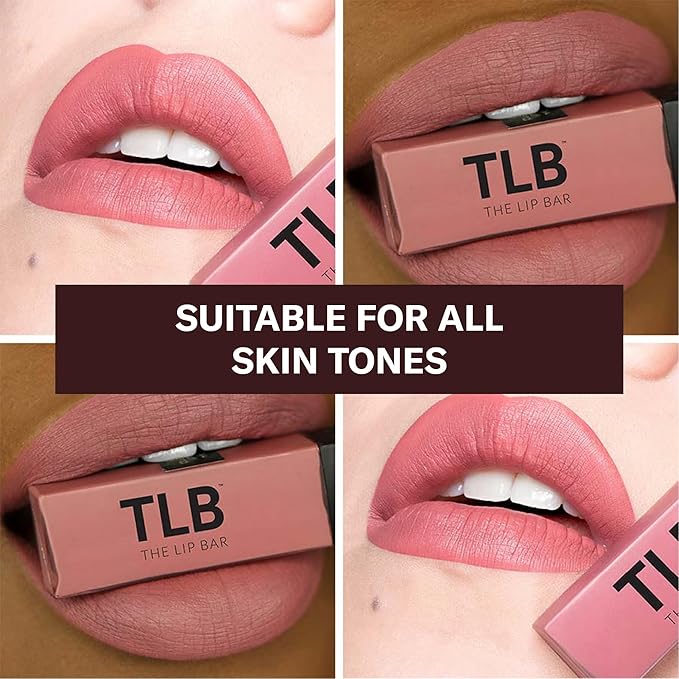 The Lip Bar - Nonstop Liquid Matte Lipstick, Curlfriend (Mauve Pink) - High Pigment - One Swipe - Long Lasting - Jojoba Oil & Vitamin E - Vegan & Cruelty Free - Makeup & Cosmetics - .24 fl oz