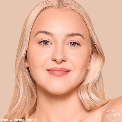 ColourPop Pretty Fresh Tinted Foundation Stick - Balm to Cream Foundation with Light to Medium Coverage - Infused with Hydrating Hyaluronic Acid, Peptides & Niacinamide - Fair 4 (0.29 oz)