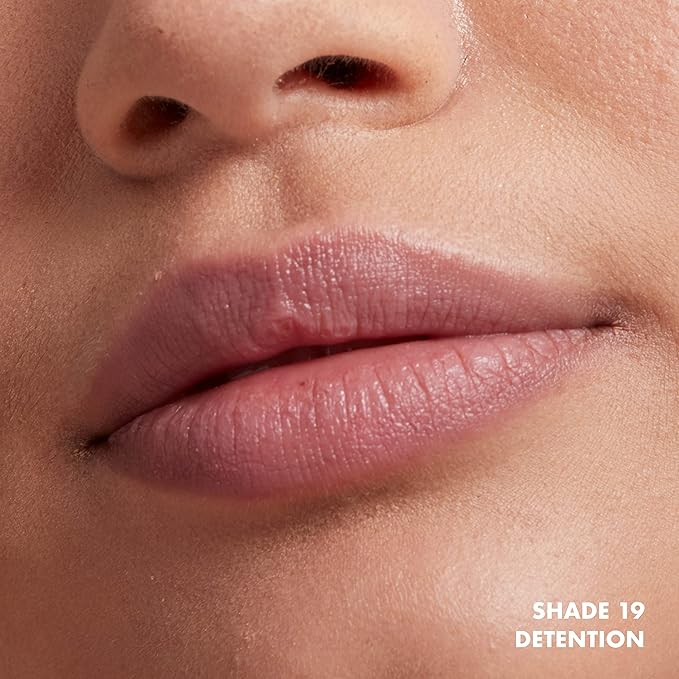 NYX PROFESSIONAL MAKEUP Powder Puff Lippie Lip Cream, Liquid Lipstick - Detention (Deep Plum)