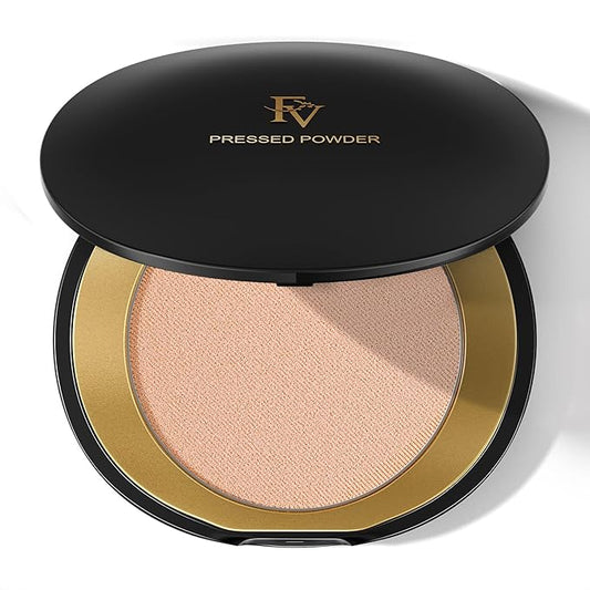 FV Flawless Matte Pressed Powder - Oil-Control & Long-Lasting Coverage, Lightweight Baking Setting Powder for All Skin Types, 0.28oz, Classic Ivory