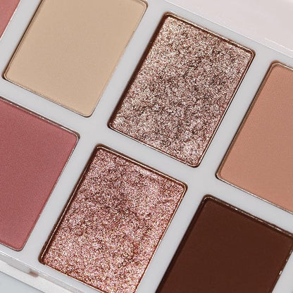 Half Caked Duality I Eye and Cheek Palette - 6 Buttery Soft Neutral Mattes and Shimmer Eyeshadows and 1 Primer-Infused Pressed Powder Blush, 8.2g