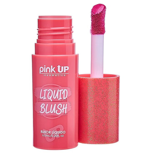 | Liquid Blush | Long-Lasting Liquid Blush | Non-Greasy | Highly Pigmented | Suitable for All Skin Types | Matte Colors | Subtle Shimmer Highlights | Shade: Sunrise| 6ml | Model PKLB07