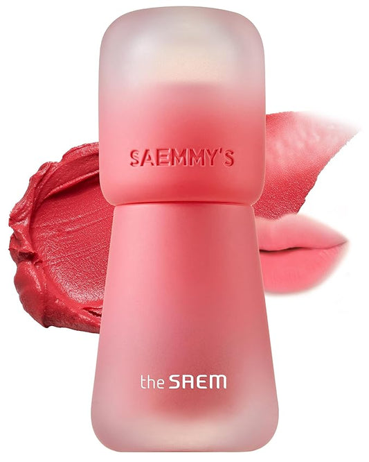 THESAEM Saemmy's Crema Velvet Tint 04 Apple Bianco – Matte Lip Cream Velvet Finish Lip Makeup with Natural Plumping Effect - Long Lasting Smooth Fluffy Lips, 0.1oz.