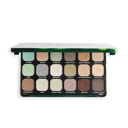 Makeup Revolution, Forever Flawless, Eyeshadow Palette, Chilled Vibes, 19.8g