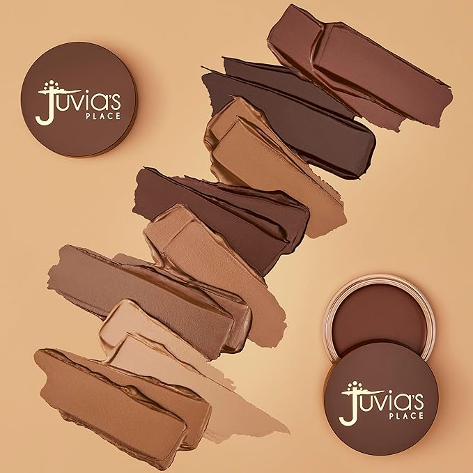 Juvia's Place Bronzed Cream Bronzer - Cocoa - Smooth Cream Bronzer Pot for Sun-Kissed Glow & Warmth, Buildable & Blendable Makeup Contour with Long-Lasting Matte Shimmer Finish, Highly Pigmented