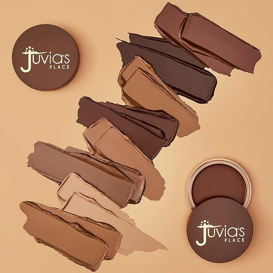 Juvia's Place Bronzed Cream Bronzer - Cocoa - Smooth Cream Bronzer Pot for Sun-Kissed Glow & Warmth, Buildable & Blendable Makeup Contour with Long-Lasting Matte Shimmer Finish, Highly Pigmented