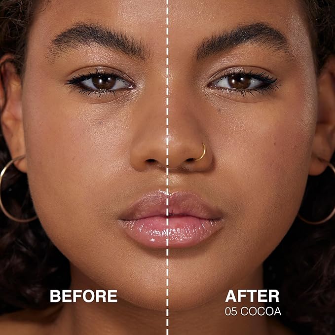 Liquid Foundation & Under Eye Concealer - Make Up Set for Flawless Dark Skin Base - Matte Foundation (Mocha) and Liquid Concealer (Cocoa)