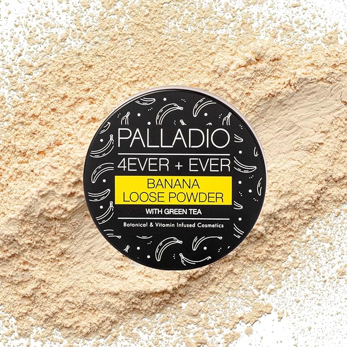 Palladio 4 Ever+Ever Mattifying Loose Setting Powder (Banana Powder)