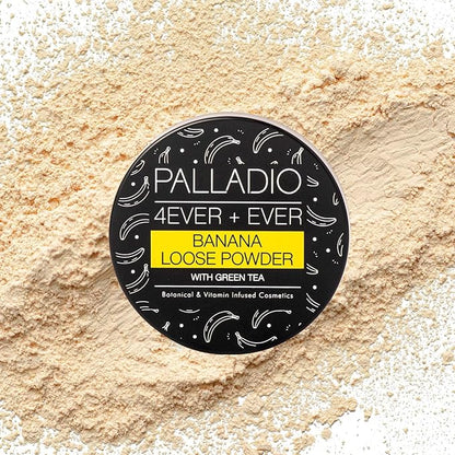 Palladio 4 Ever+Ever Mattifying Loose Setting Powder (Banana Powder)