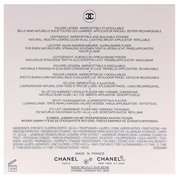 Les Beiges Healthy Glow Sheer Powder - B50 Dark-Medium With Neutral Undertone by Chanel for Women - 0.42 oz Powder