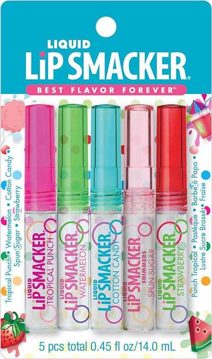 Lip Smacker Liquid Lip Gloss Friendship Pack, 5 Count