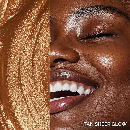 Elizabeth Mott Thank Me Later Bundle: Natural Glow Enhancer Tan Sheer (30g) & Dewy Setting Spray (95ml) – Cruelty-Free, Hydrating, Radiant Skin, Long-Lasting Makeup Essentials