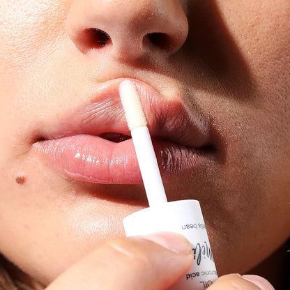 MÈLI Organic Lip Oil with Hyaluronic Acid | Clear Non-Sticky, Natural Lip Gloss, Moisturizing, Revitalizing and Rejuvenating (Vanilla Bean)