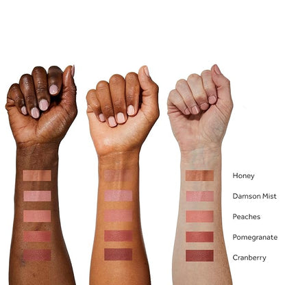 No7 Matte Powder Blush - Damson Mist - Loose Blush Makeup Palette for Instant Flush of Color - Makeup Powder for Face with Skin Conditioning Vitamin E (3g)