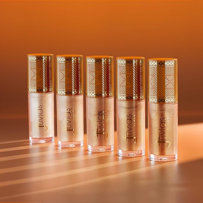Juvia's Place Nubian Glow Liquid Luminizer Egyptian Glow - Radiant Highlighter Makeup Glowy Tint Daily Dewy Luminous Beauty Creamy Bronzing Skincare Radiating Brightening Natural Shine Face & Cheeks