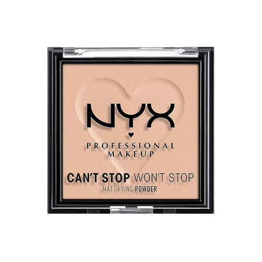 NYX PROFESSIONAL MAKEUP Can't Stop Won't Stop Mattifying Pressed Powder - Medium