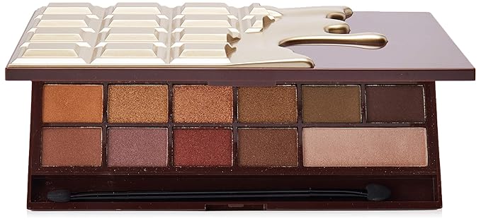 Makeup Revolution I Heart Makeup Palette Zestaw cieni do powiek Chocolate Golden Bar 22g (16 kolorĂlw)