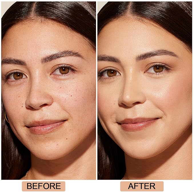 Boobeen Waterproof Full Coverage Foundation Makeup, Creamy Skin Foundation Concealer, Lightweight And Long-Lasting Buildable Coverage For Flawless Finish