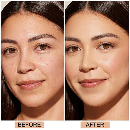 Boobeen Waterproof Full Coverage Foundation Makeup, Creamy Skin Foundation Concealer, Lightweight And Long-Lasting Buildable Coverage For Flawless Finish