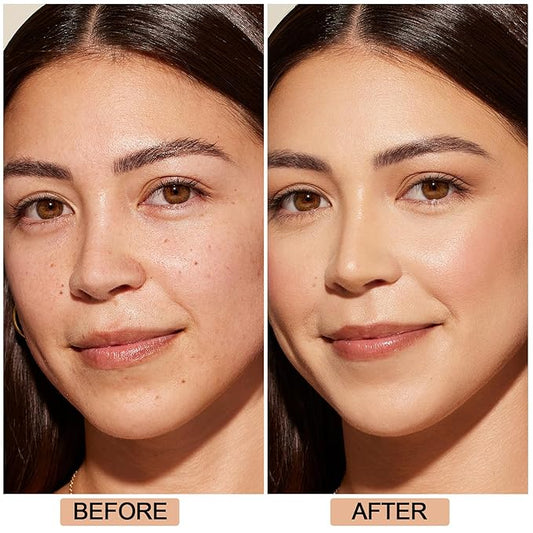 Boobeen Waterproof Full Coverage Foundation Makeup, Creamy Skin Foundation Concealer, Lightweight And Long-Lasting Buildable Coverage For Flawless Finish