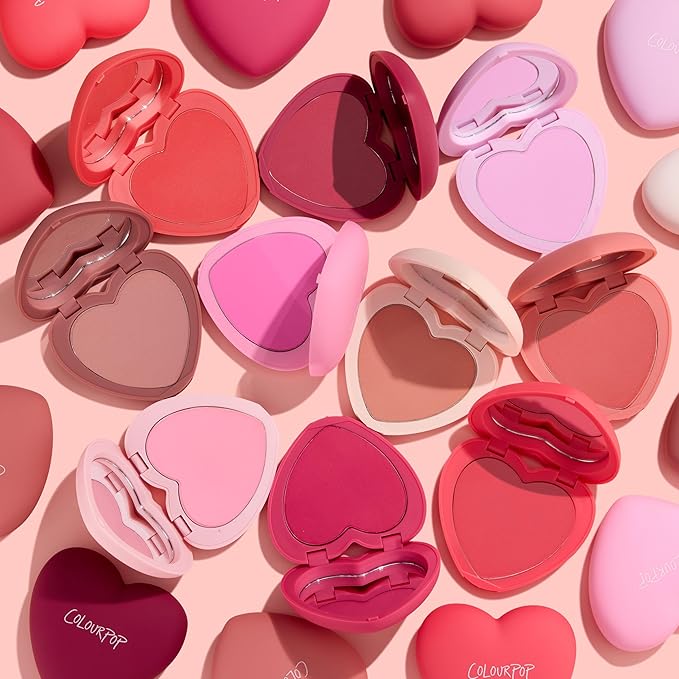 ColourPop Silky Powder Blush - Long-Wear Blush for Cheeks with Medium-Buildable Coverage - Leaves Skin with a Soft, Matte Finish - Text Me (0.16 oz)