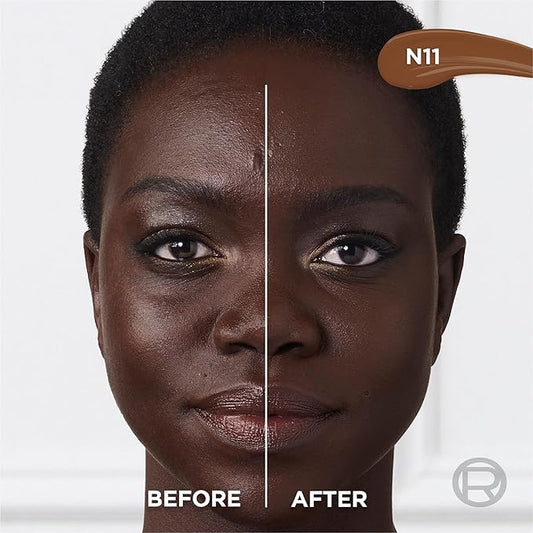 L'Oreal Paris True Match Radiant Serum Concealer, Brightening Under Eye Concealer Make Up with 1.5% Hyaluronic Acid and Caffeine, N11, 0.33 Oz