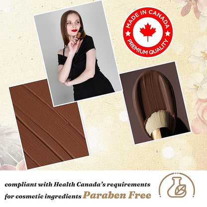 EQUALITY HI-DEF Foundation, Water resistant, Medium to Full coverage, Dewy finish non-matt, 12 hour wear Shine control, Cruelty Free, Paraben Free, 18ml/0.61 US Fl Oz - N10