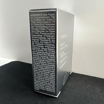 [*Mini Size*] TIRTIR Aura Glow Silver Cushion | Korean Cushion Foundation, (#43N Deep Cocoa, 0.15 Fl Oz)