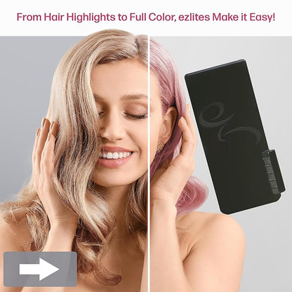 Balayage & Highlighting Board by Celebrity Stylist James Collins - Hairstylist Essentials Balayage Hair Salon Supplies - Highlight Board For Dying Hair - Hair Salon Supplies - Black