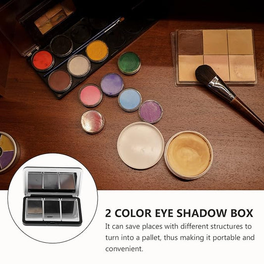 Beaupretty Empty Lipstick Palette with Mirror Refillable Eyeshadow Palette Box Cosmetics Storage Trays Containter for Lipstick Lip Balm Eyeshadow Blusher