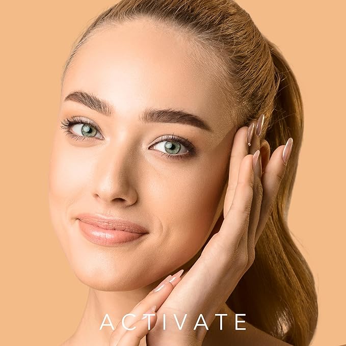 Sweat-Proof Liquid Foundation - Long-Lasting, Buildable, Matte Finish, SPF 15+, Mineral-Infused, Non-Comedogenic, Lightweight, 24-Hour Coverage, Vegan Make Up (Activate)