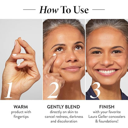 LAURA GELLER NEW YORK Ideal Fix Concealer and Cancel-n-Conceal Set, Deep: Full Coverage Liquid Concealer and Color Corrector Kit