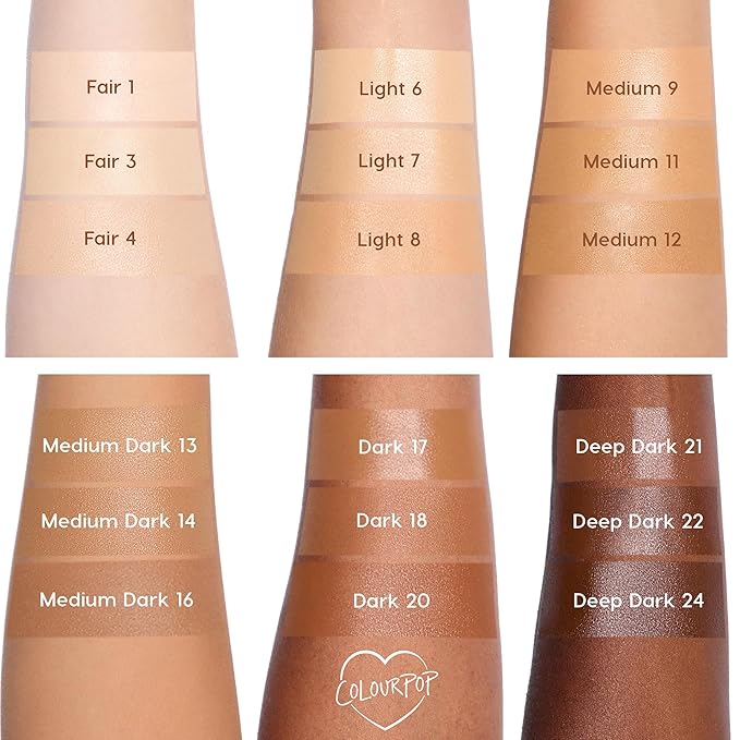 ColourPop Pretty Fresh Tinted Foundation Stick - Balm to Cream Foundation with Light to Medium Coverage - Infused with Hydrating Hyaluronic Acid, Peptides & Niacinamide - Light 7 (0.29 oz)